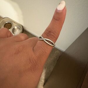 Pandora Silver Twist Ring